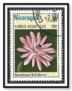 Nicaragua #1119 Aquatic Flowers CTO