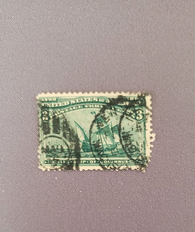 232, Flagship of Columbus, Used, CV $22.00