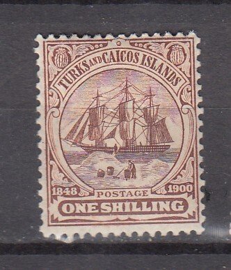 J47153 JL Stamps 1900-4 turks & caicos islands mh #7 ship