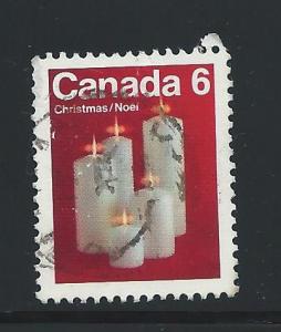 Canada #606 Used Single 1972 Christmas