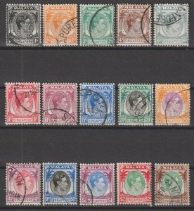 MALAYA/SINGAPORE 1948/52 SG 1/15 USED