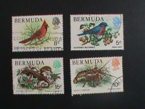 Bermuda Stamp:1978 Birds and lobster CTO Stamp set- Rare- very hard to find.