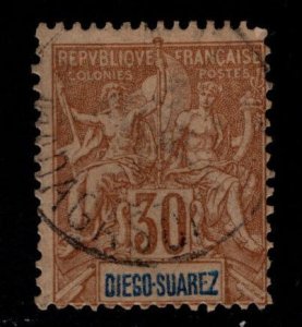 Diego-Suarez Scott 46 Used ,  Nice stamp.
