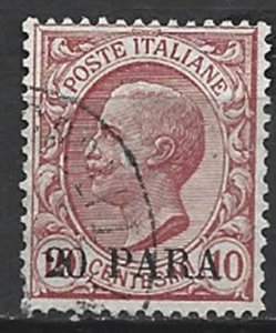 COLLECTION LOT 14661 ITALY OFFICES IN TURKEY #14 1908 CV+$52