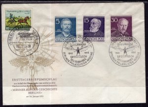 Germany Berlin 9N85,9N89,9N92 U/A FDC