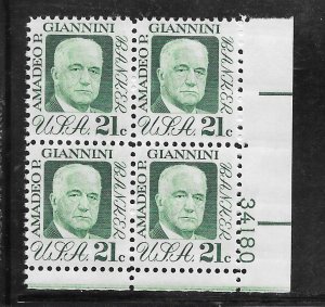 #1400 MNH Plate Block