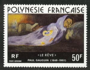 French Polynesia Scott C137 Gauguin Le Reve MNH** 1986 CV$10