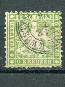 Wuerttemberg #32  Used F-VF    Cat $240  -  Lakeshore Philatelics