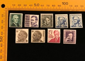 1297 to 1305C MNH Coil Singles complete set of 9