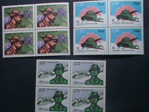 ​ITALY-1972 SC#1067-9 CENTENARY OF THE ALPINE CROPS -MNH-BLOCK VERY FINE