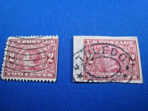 U.S. SCOTT #370-371  -  Used