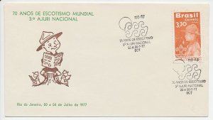 Cover / Postmark Brazil 1977 Scouting