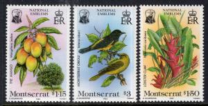 Montserrat 551-553 MNH VF