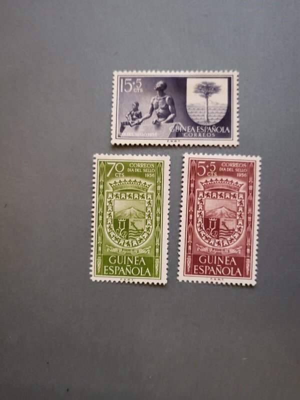 Stamps Spanish Guinea Scott #346, B39-40 h