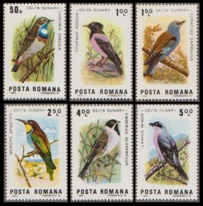 Romania Birds of the Danube Delta 6v SG#4795/800 MI#3966-71