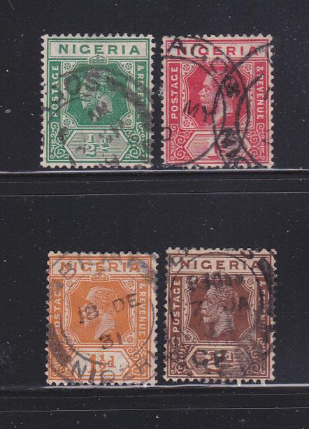 Nigeria 18, 19b, 20, 23 U King George V