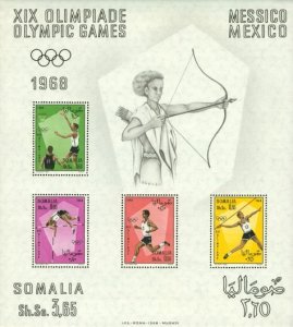 Somalia Olympics , 1 souvenir sheet