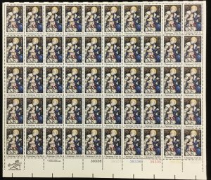  1842   Christmas Madonna   15 cent  MNH Sheet of 50    Issued in 1980 