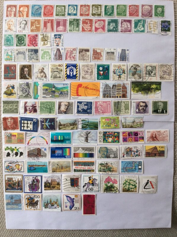 German 100+ stamps - Lot 19