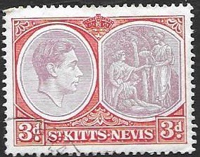 St Kitts-Nevis 84   1938  single Used