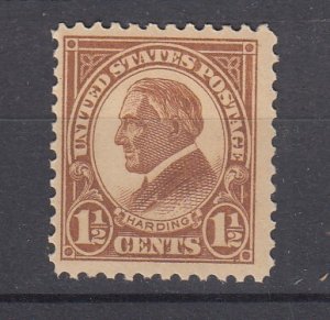 J45845 JL,Stamps 1922-5 usa mnh #553 perf 11 harding