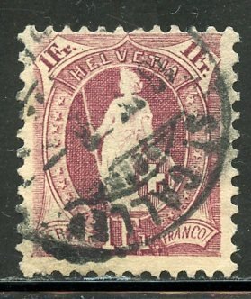 Switzerland # 87, Used.