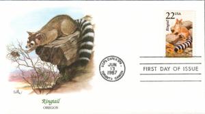 #2302 Ringtail Fleetwood FDC