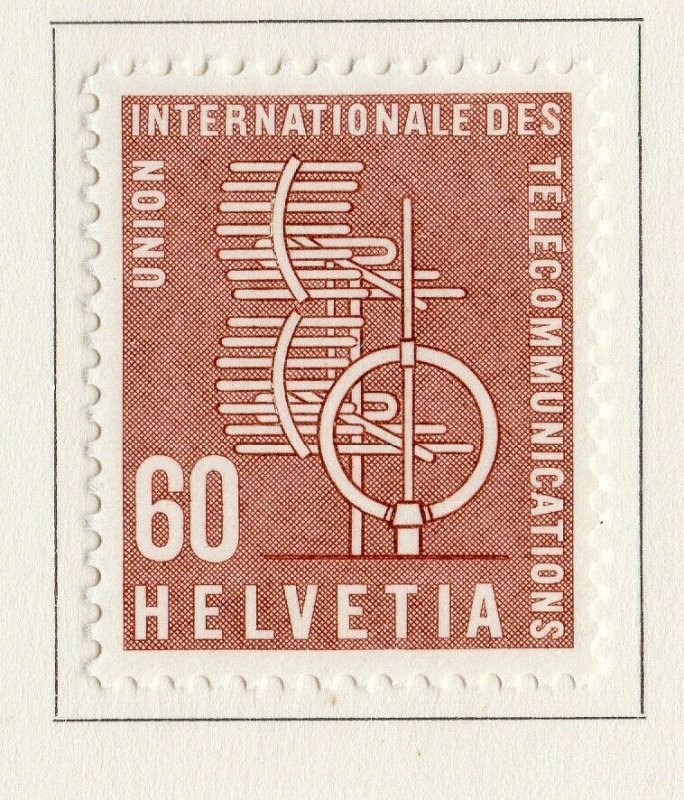 Switzerland Helvetia 1958 Early Issue Fine Mint Hinged 60c. NW-170839