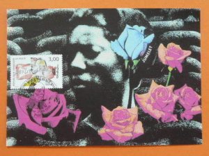 slave slavery Schoelcher masonic freemason rose 1998 maximum card 32875