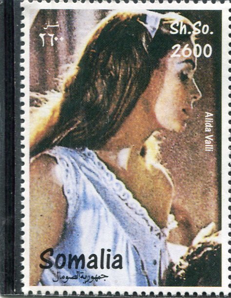 Somalia 1999 ALIDA VALLI Italian Actress 1v Perforated Mint (NH)