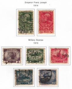 Austria Semi-Postal #B1-B7, used