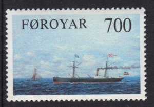 Faroe Islands #92  MNH  1983  old cargo liners  700o