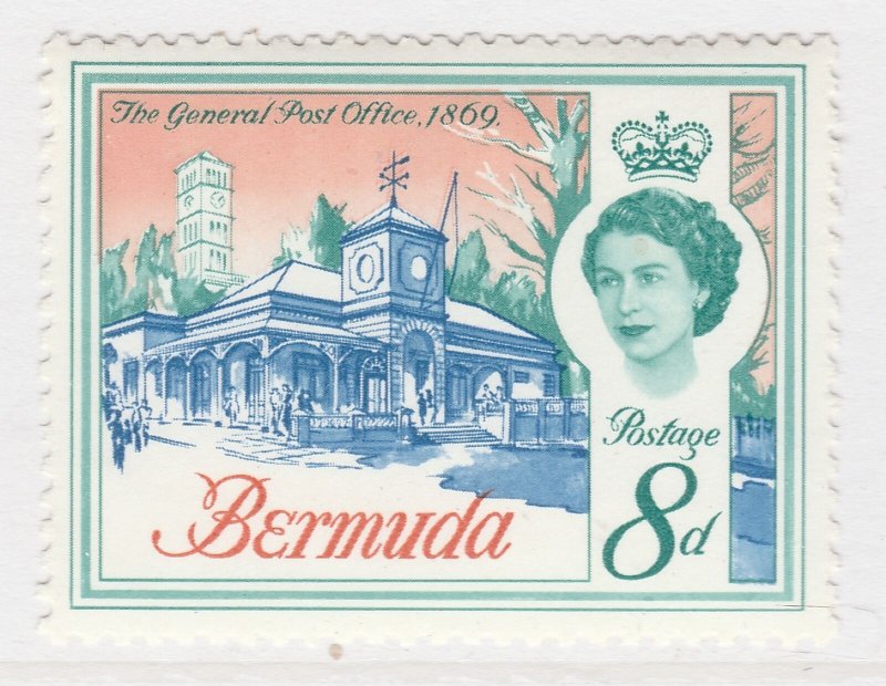 1962 British Colony Bermuda 8dMH* Stamp Historical Buildings A22P18F8923-