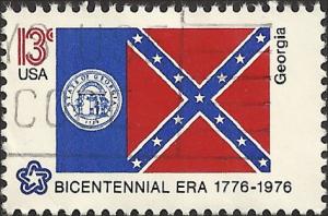 # 1636 USED STATE FLAG GEORGIA
