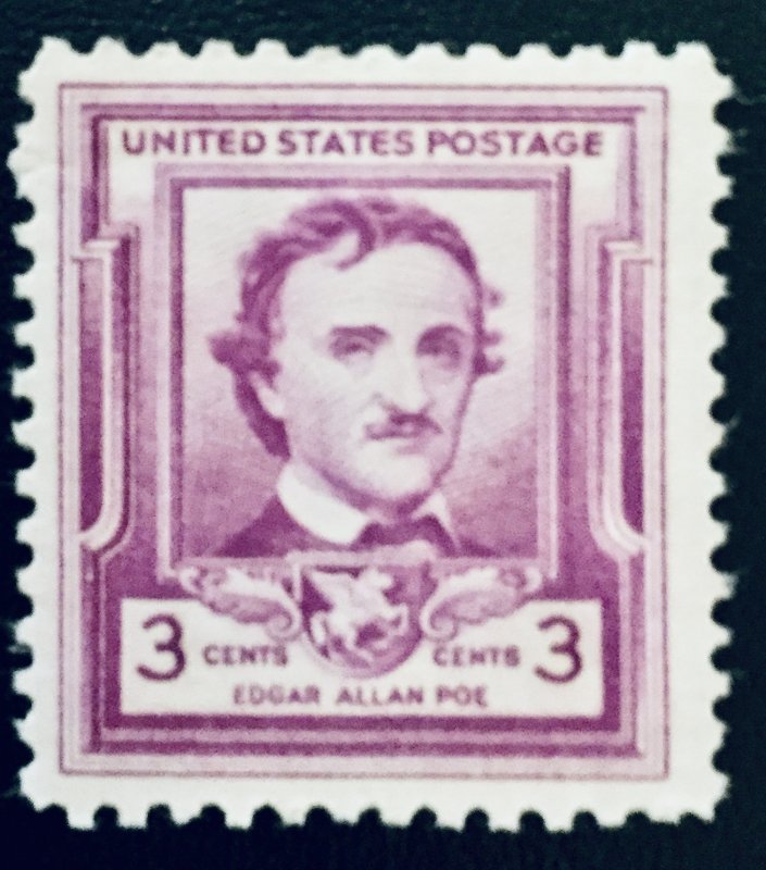 United States #986 3¢ Edgar Allan Poe (1949)  MNH