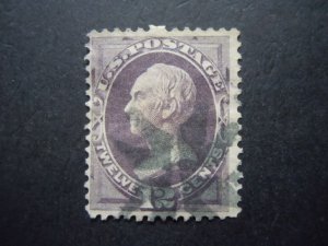 1870-71 #151 12c Henry Clay Used Perf 12 CV $200  Includes New Black Mount