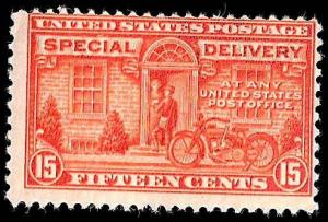 # E16 MINT HINGED MOTORCYCLE DELIVERY