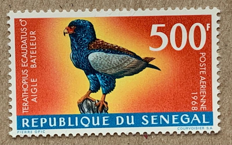 Senegal 1967 500fr Bird, MNH.  Scott C57, CV $17.50