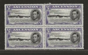 ASCENSION SC# 40 B/4  FVF/MNH