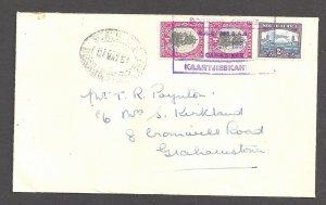 SOUTH AFRICA 1951 (4 May) Rail Post - Cover to - 99584