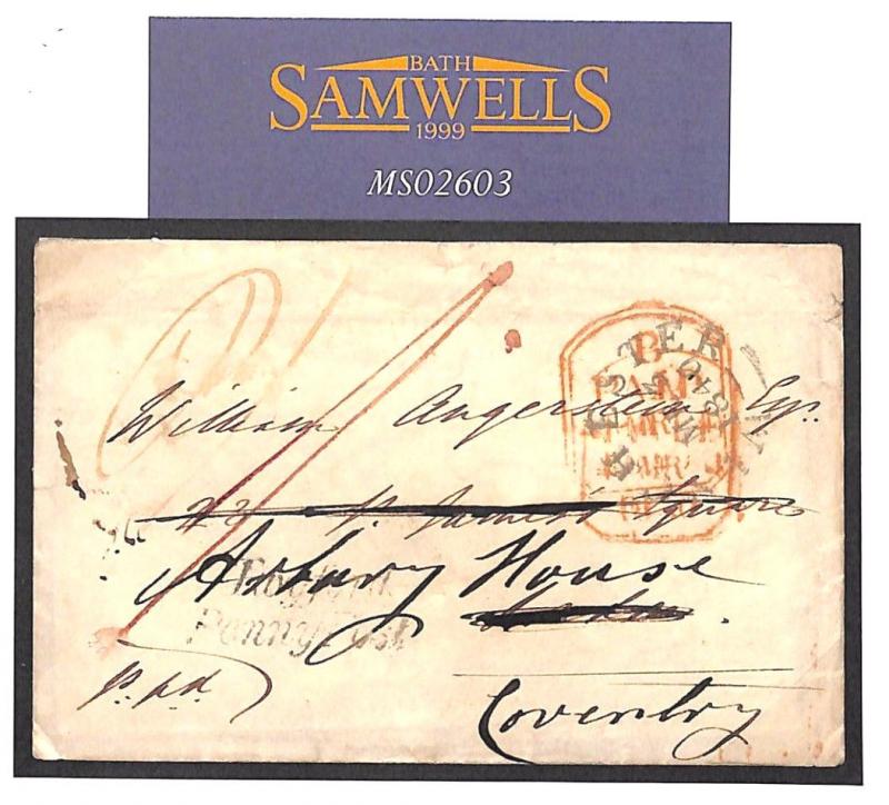 GB HANTS Cover 1840 *Twyford Penny Post* UPP PERIOD Winchester {samwells}MS2603*