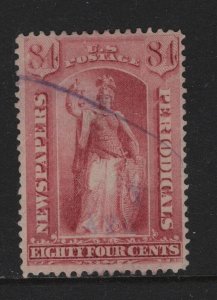 PR88 F-VF  used neat cancel with nice color cv $ 290 ! see pic !