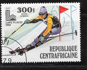 Central African Republic #219 300fr Winter Olympics (U) CV $1.25
