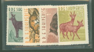 Albania #639-642  Single (Complete Set) (Animals)