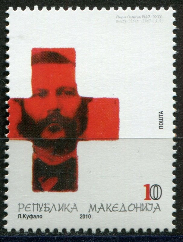 104 - MACEDONIA 2010 - Red Cross - Henry Dunant - MNH Set