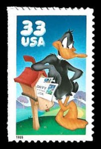 PCBstamps   US #3306a 33c Daffy Duck, MNH, (13)