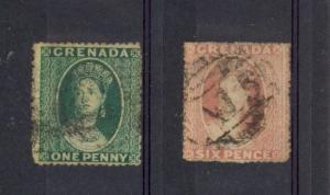 Grenada Scott 1-2 Used (Catalog Value $160.00)