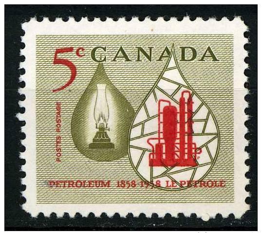 Canada 1958 - Scott 381 used - 5c, Canada's Oil Industry 