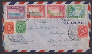 Curacao 1946 Letter from Willemstad to Netherlands