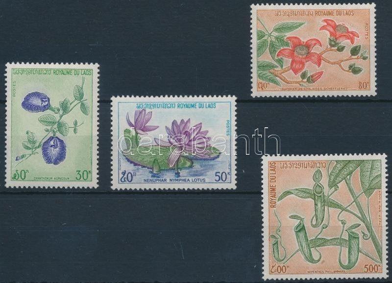 Laos stamp Flowers set MNH 1974 Mi 379-382 WS191246